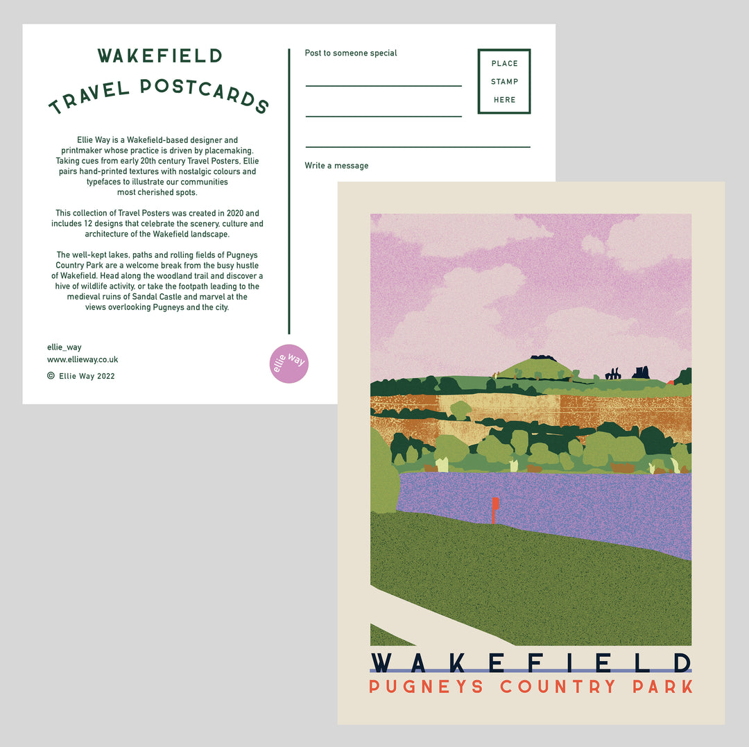 Pugney's Wakefield Postcard by Ellie Way