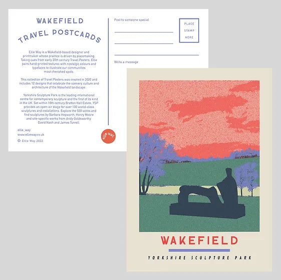Yorkshire Sculpture Park Wakefield Postcard by Ellie Way