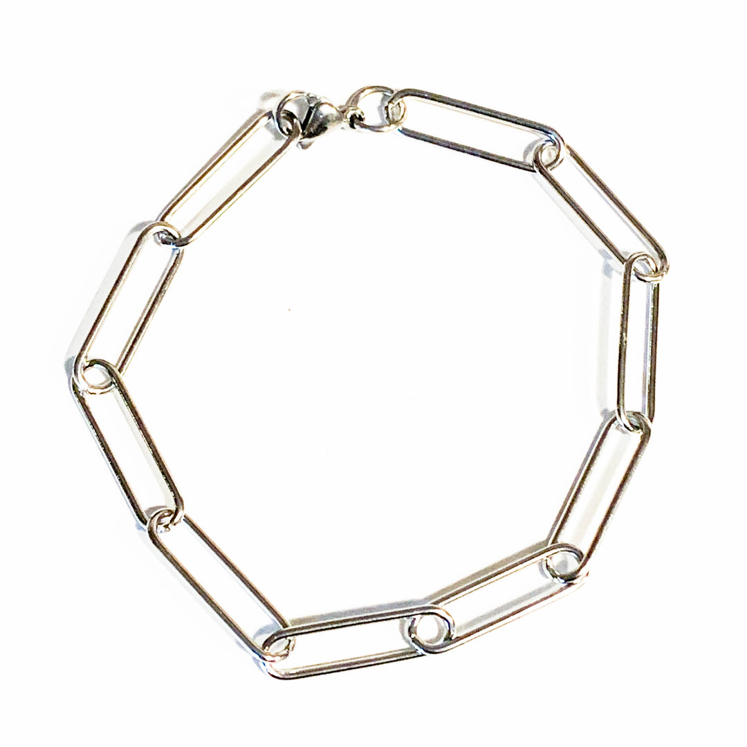 Paperclip bracelet by Factory Floor Jewels