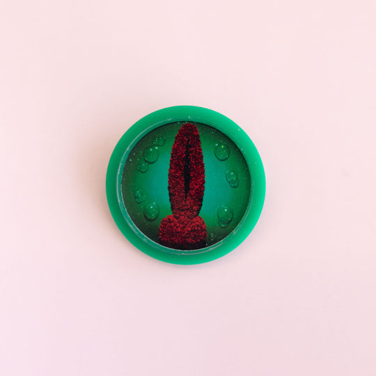 Tatty Devine X Helen Chadwick Wreaths To Pleasure Brooch Green