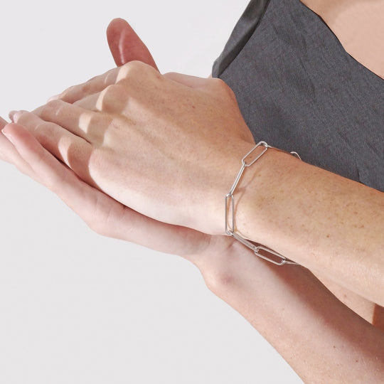 Paperclip bracelet by Factory Floor Jewels