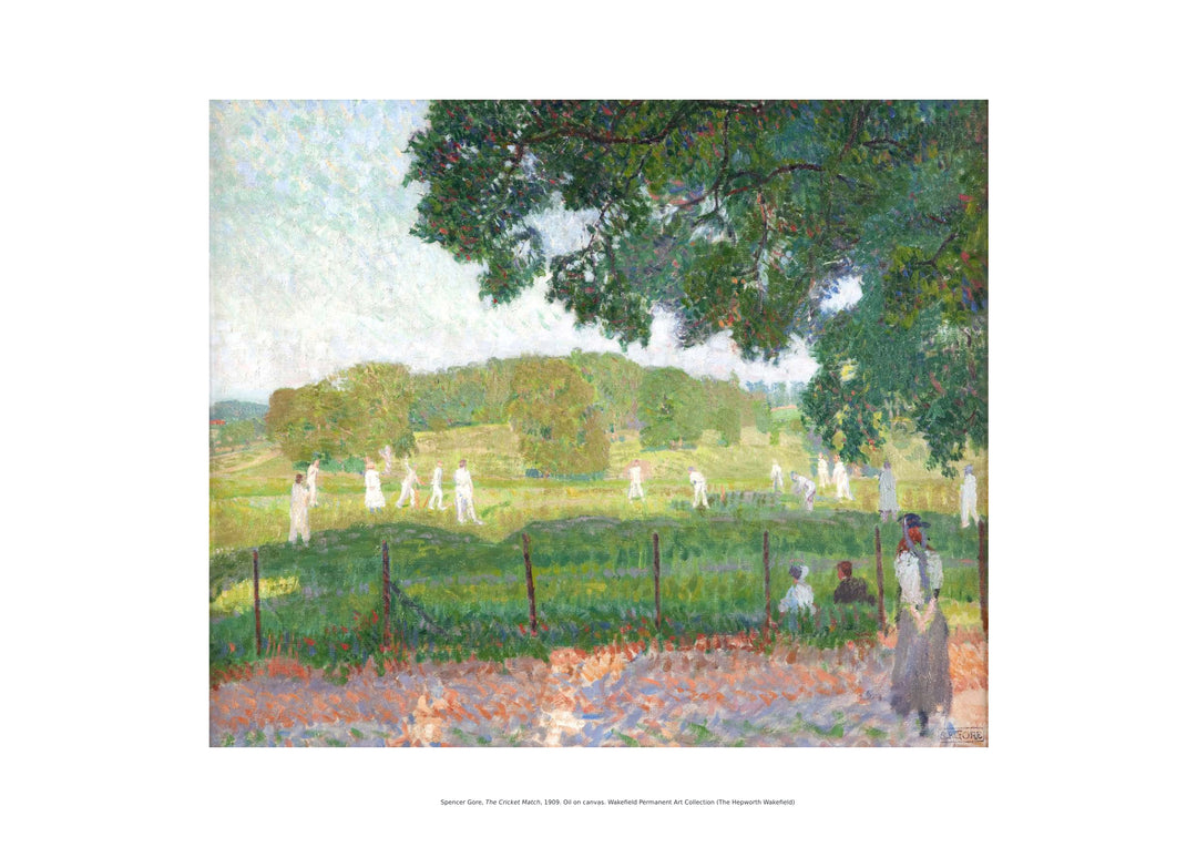 Spencer Gore, The Cricket Match, 1909 - A3 Print