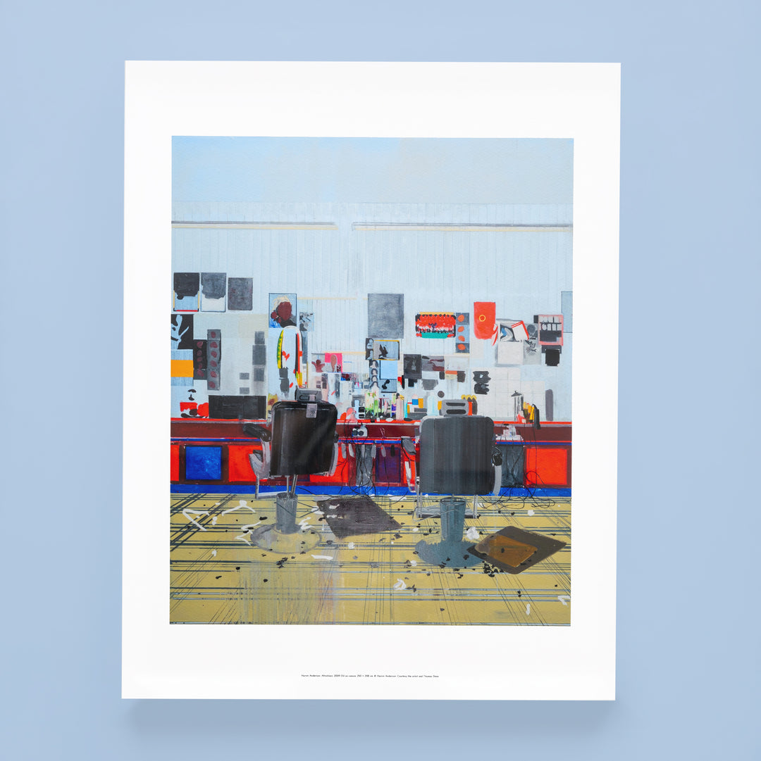 Afrosheen, 2009 Hurvin Anderson Fine Art Poster Unframed