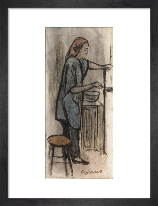 Guy Worsdell, Barbara Hepworth in her Workshop, 1970