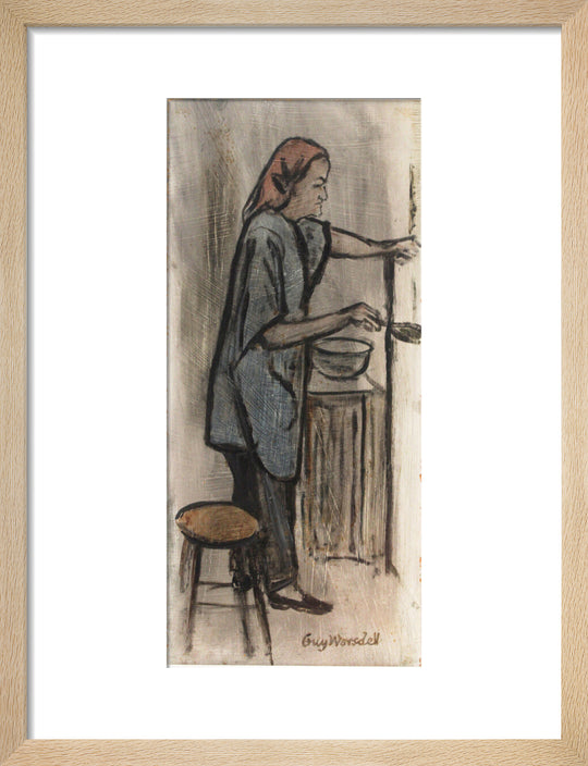 Guy Worsdell, Barbara Hepworth in her Workshop, 1970