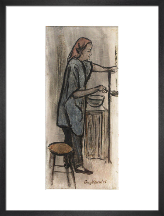 Guy Worsdell, Barbara Hepworth in her Workshop, 1970