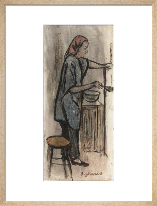 Guy Worsdell, Barbara Hepworth in her Workshop, 1970