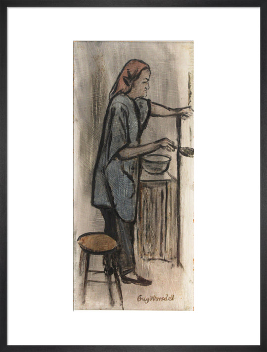 Guy Worsdell, Barbara Hepworth in her Workshop, 1970