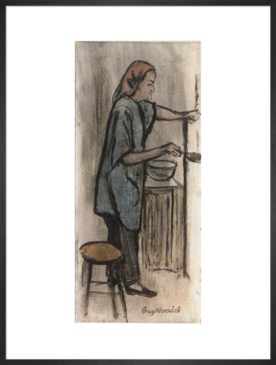 Guy Worsdell, Barbara Hepworth in her Workshop, 1970