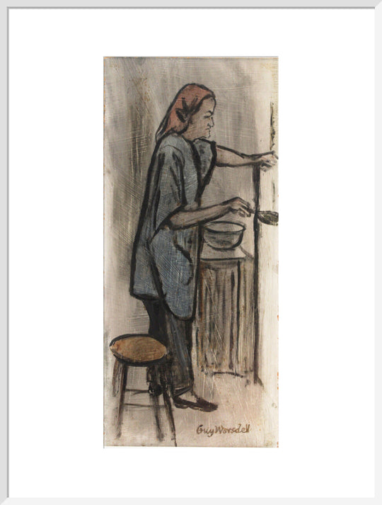 Guy Worsdell, Barbara Hepworth in her Workshop, 1970