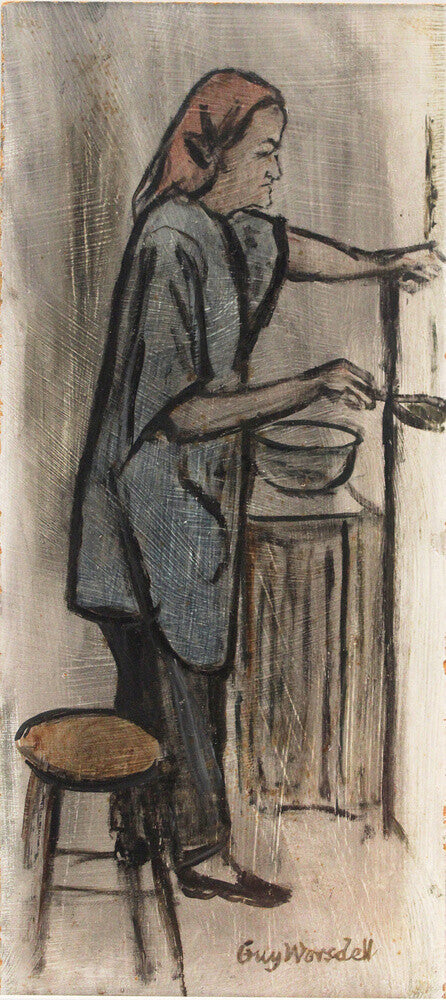 Guy Worsdell, Barbara Hepworth in her Workshop, 1970