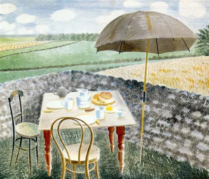 Tea at Furlongs by Ravilious