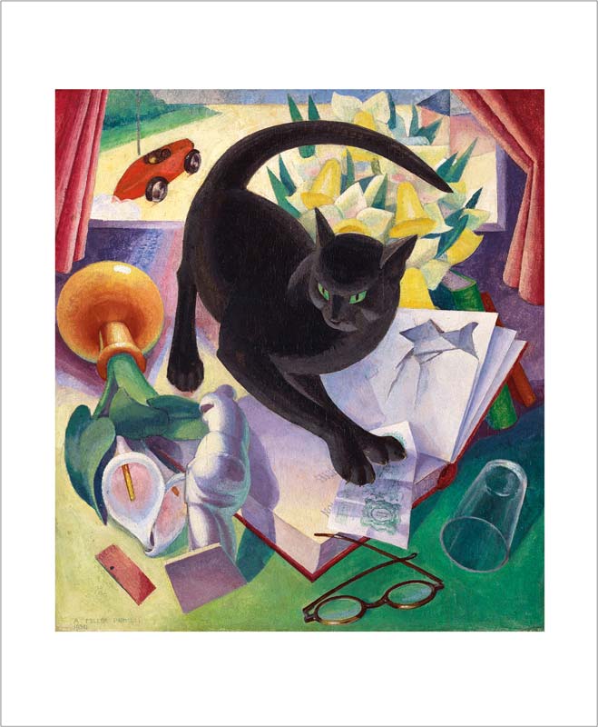 The Uncivilised Cat Greetings Card