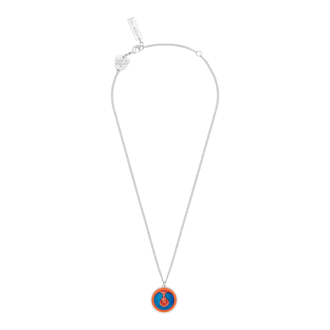 Tatty Devine X Helen Chadwick Wreaths To Pleasure Pendant Teal and Coral