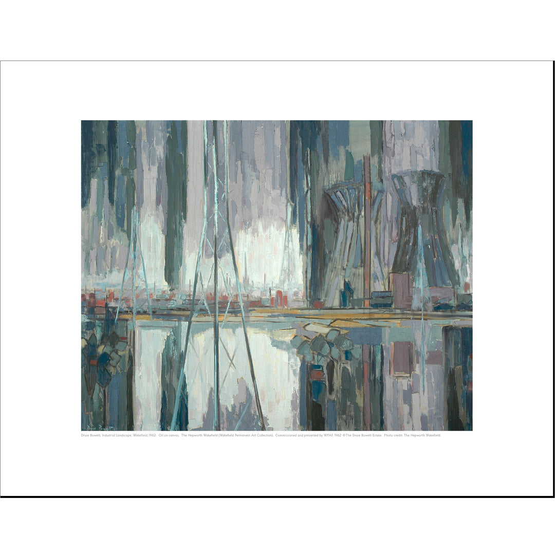 Druie Bowett Mini Print: Industrial Landscape