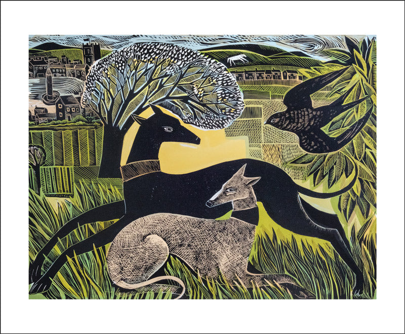 Two Yorkshire Whippets