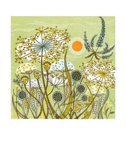 Green Meadow Greetings Card