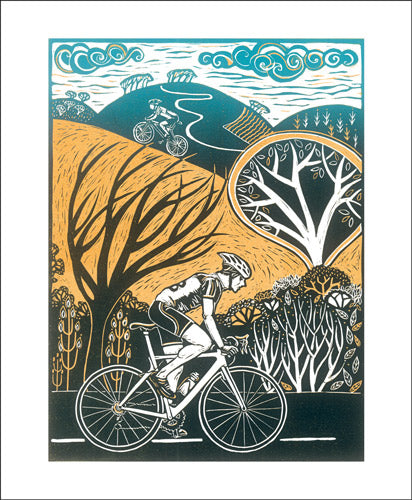 All the way up Greetings Card