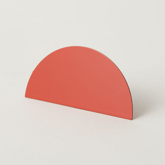 Geometric Photo Clip - Red Semi Circle