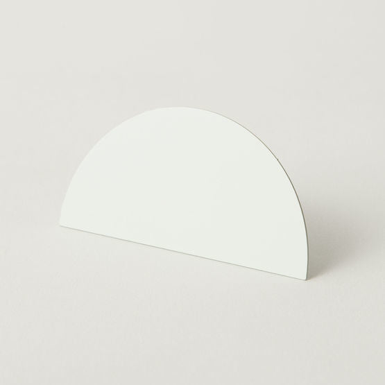Geometric Photo Clip - White Semi Circle