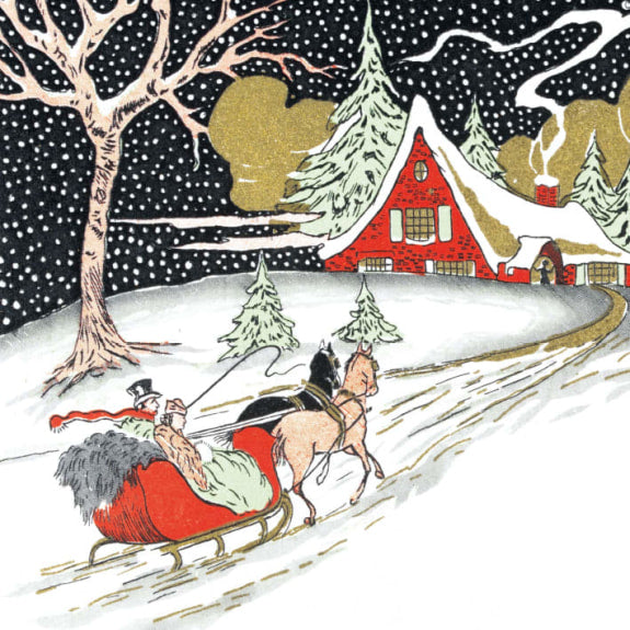 Sleigh Ride Christmas Card Pack