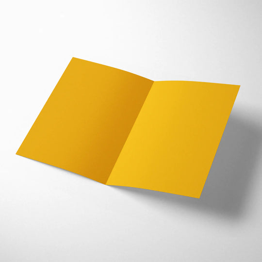 Gold Sunshine Greetings Card