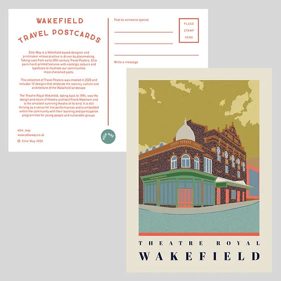 Theatre Royal Wakefield Postcard by Ellie Way
