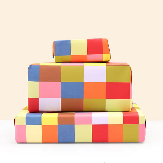 Colourful Squares Gift Wrap