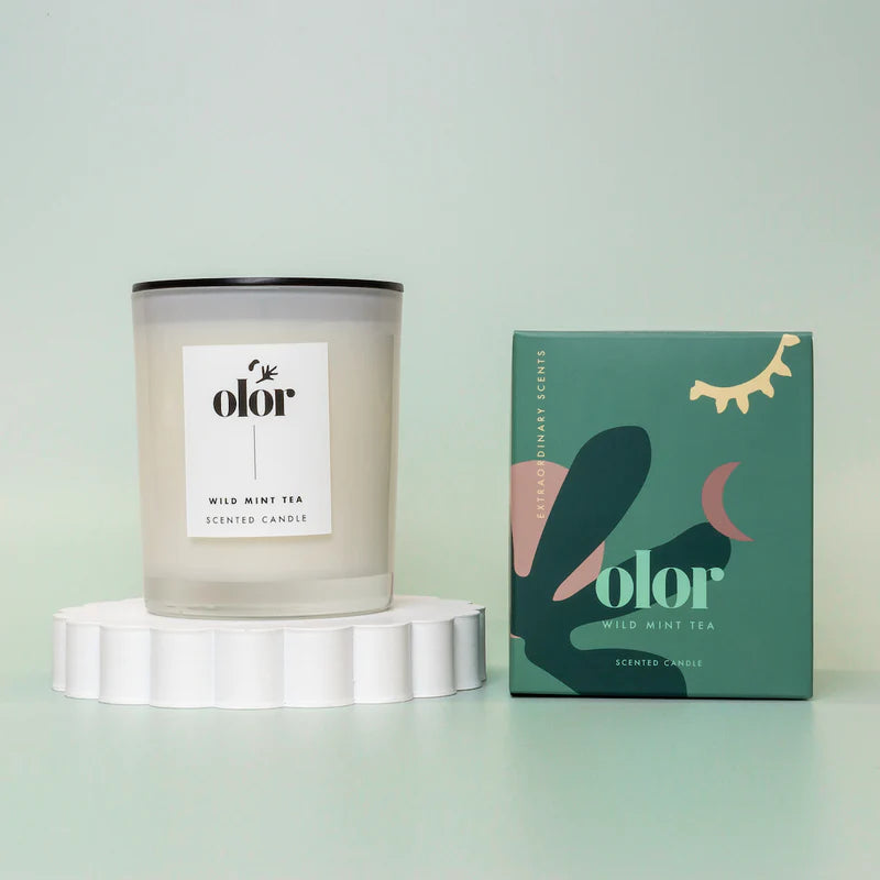 Wild Mint Tea Boxed Classic Candle