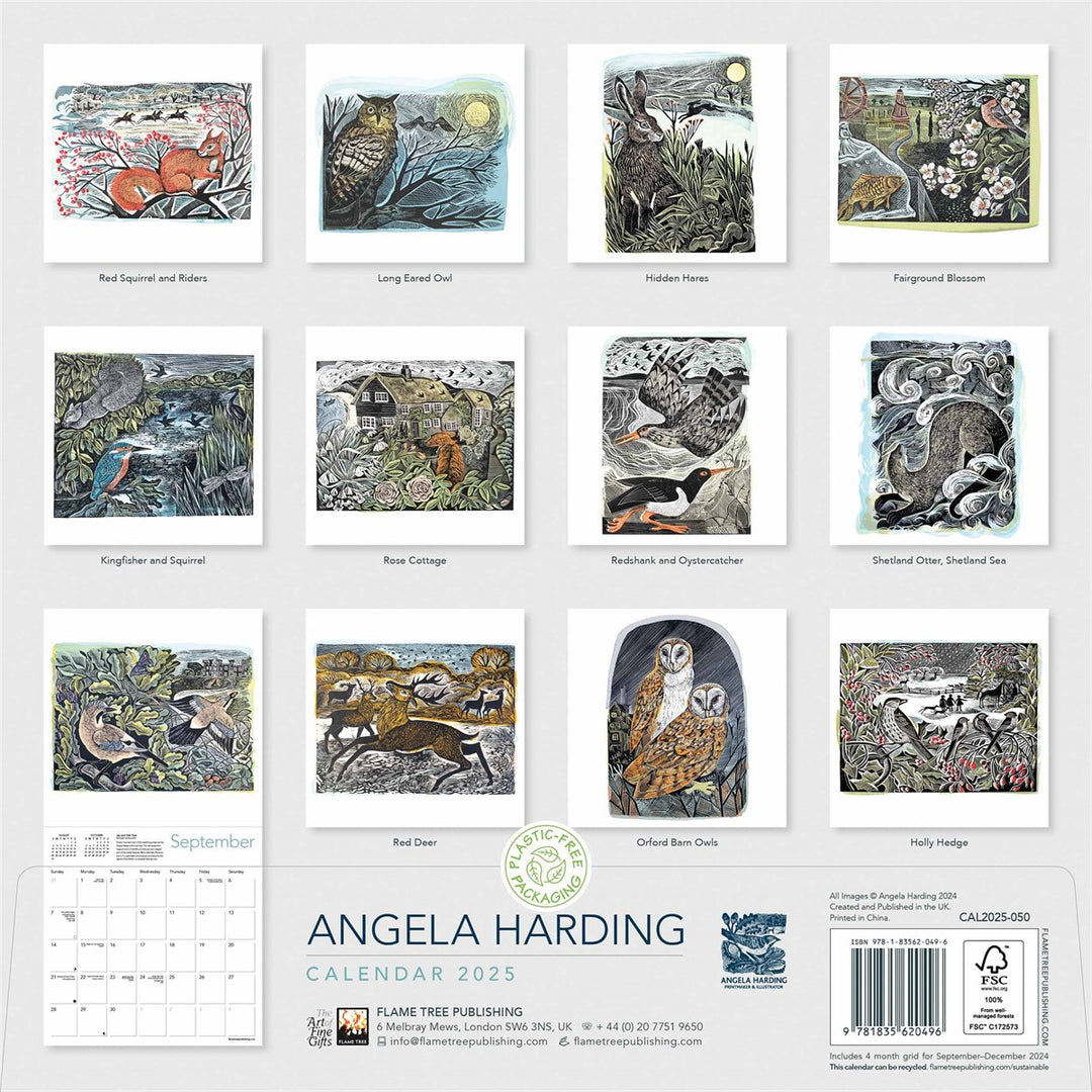 Angela Harding 2025 calendar