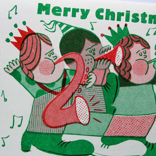 Christmas Band Card by Rebecca Buchanan