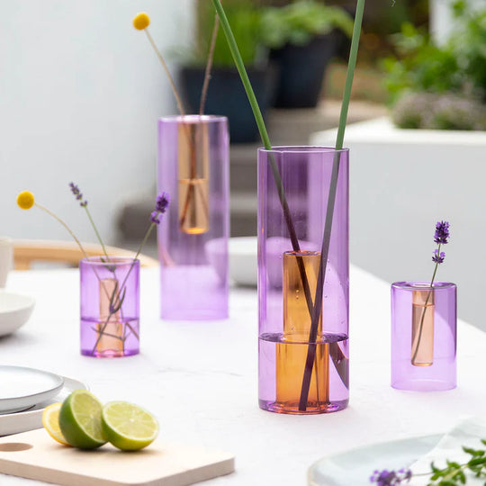 Reversible Vase Lilac / Peach