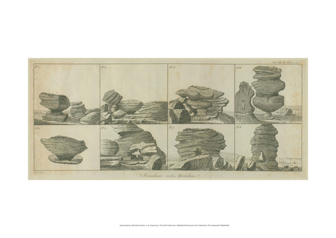 James Basire, Brimham Rocks - A3 Print