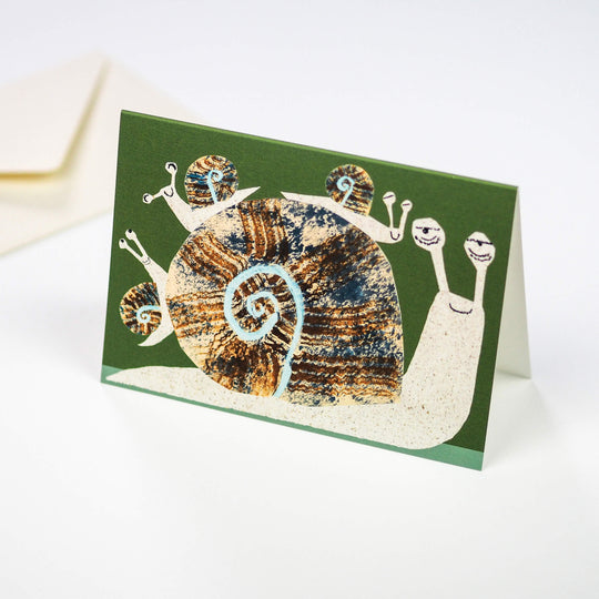 Snail Family Card