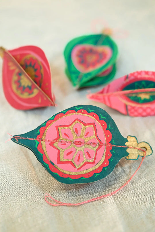 Baubles Paper Ornaments by East End Press