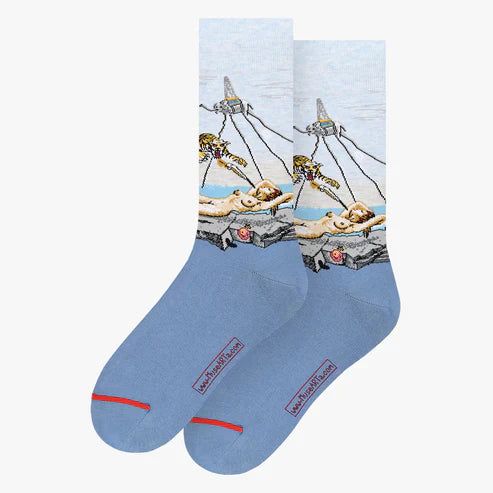 Dream Caused by the Flight of a Bee by Dali Art Socks Size Small