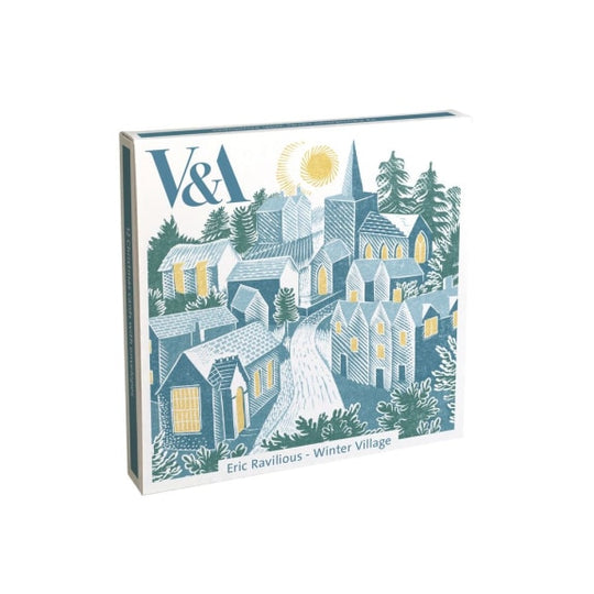 Eric Ravillious Winter Village Christmas Card Pack