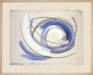 Framed Spiral Print by Barbara Hepworth