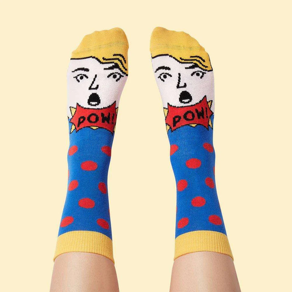 Medium Roy Lichtenstoe Socks by ChattyFeet
