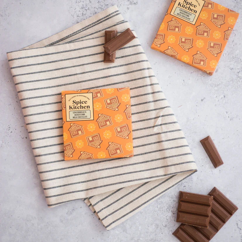 Gingerbread and Honeycomb Milk Chocolate Bar by Spice Kitchen