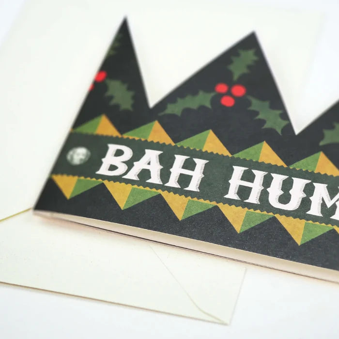 Bah Humbug Party Hat Card