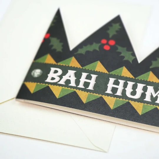 Bah Humbug Party Hat Card