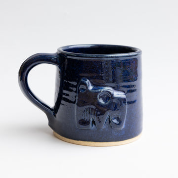 The Hepworth Wakefield Blue Mug by Little Wren Pottery