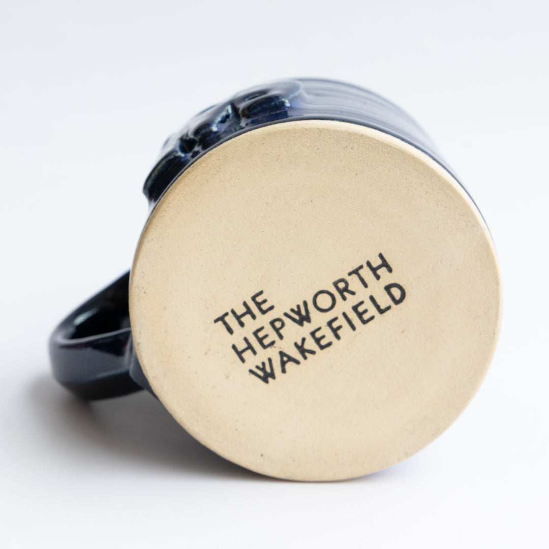 The Hepworth Wakefield Blue Mug by Little Wren Pottery