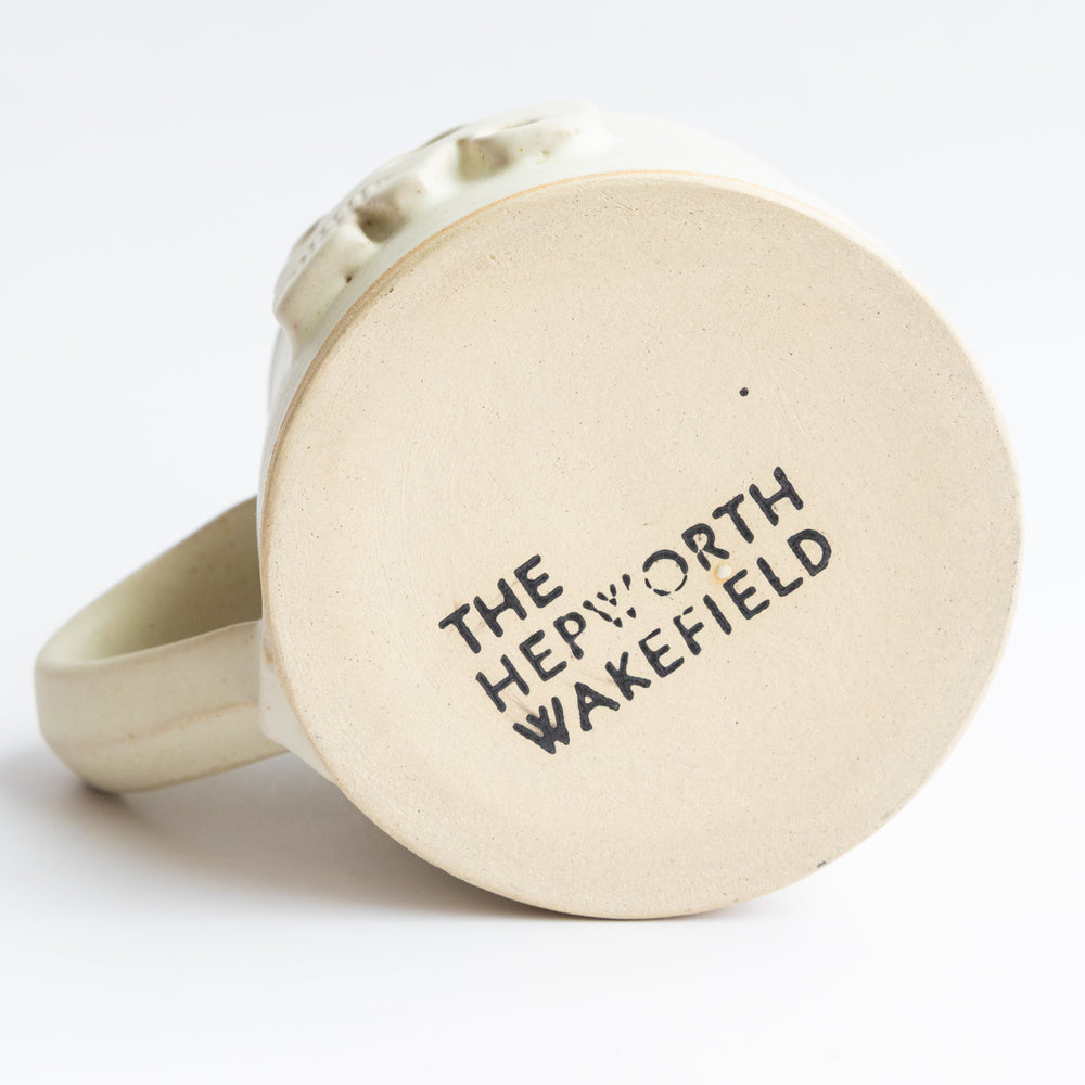 The Hepworth Wakefield Cream Mug by Little Wren Pottery