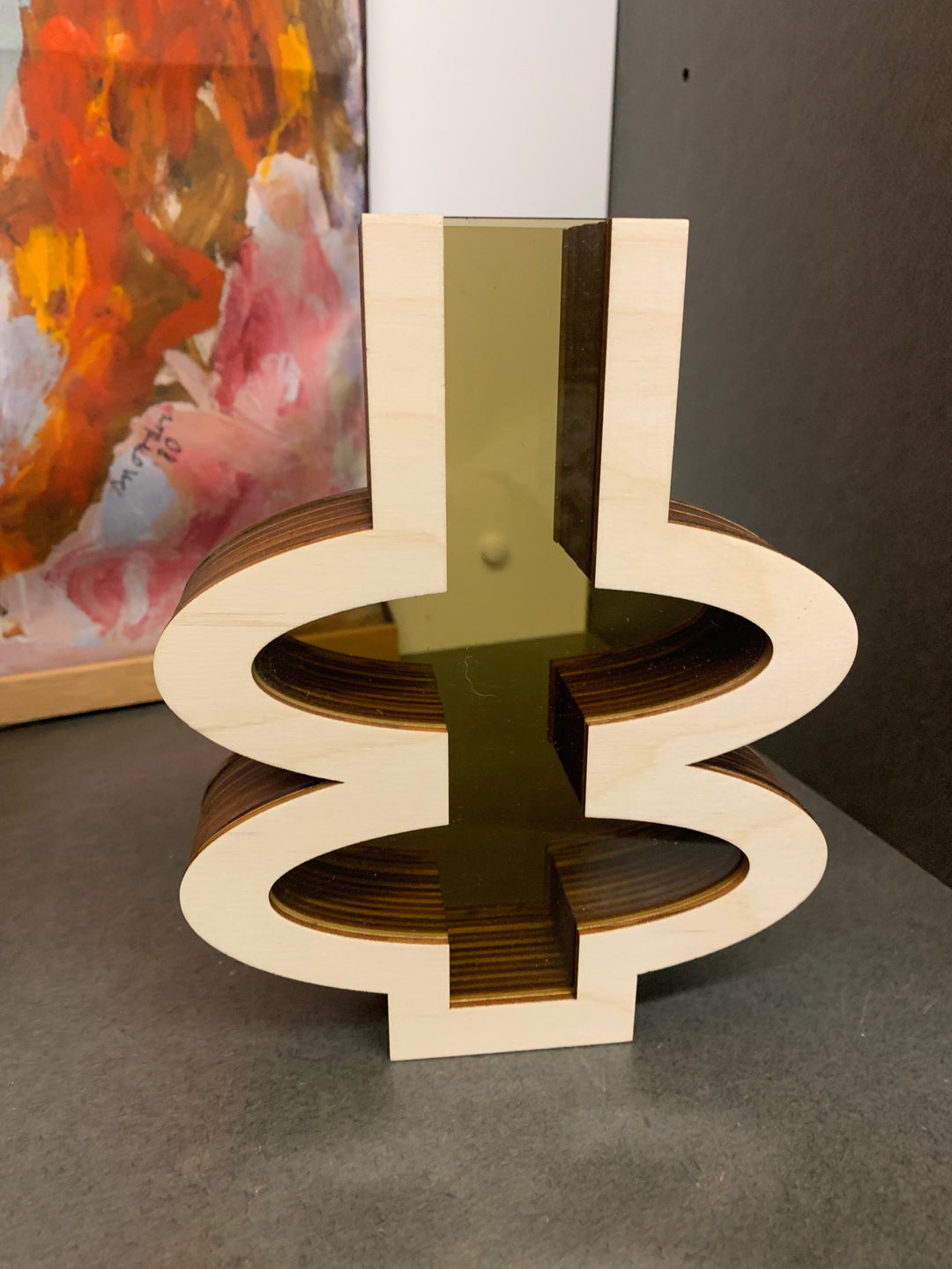 Large sepia Barbra Vase by Breesha Partington