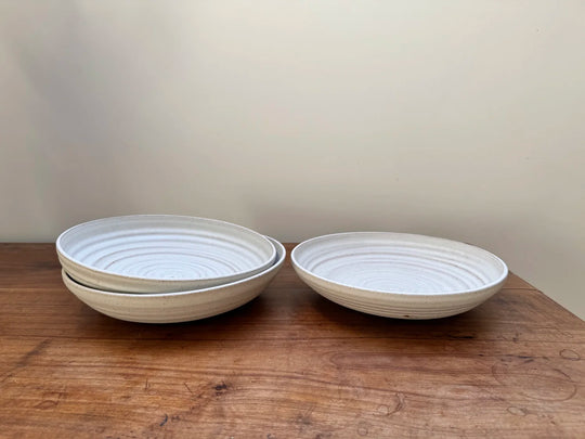 Pasta bowl in Shino by Lucy Rutter