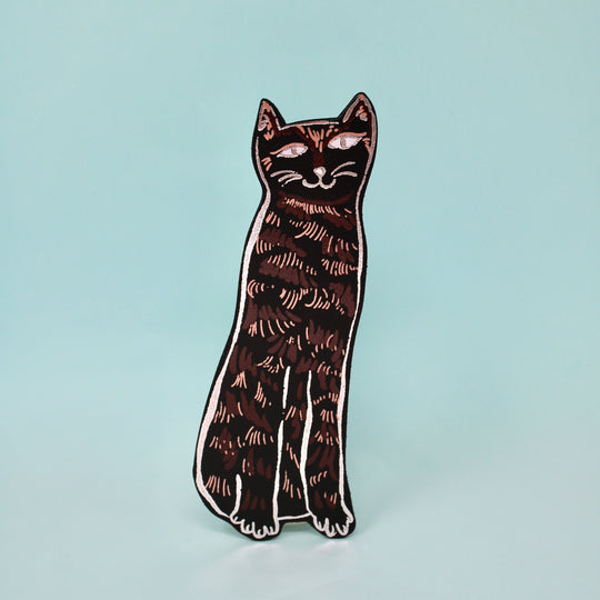 Cat Tails Bookmark - Black
