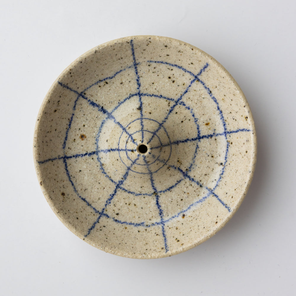 Incense Burner in Gingham by Ceramics by Simon