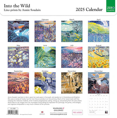 Into the Wild by Annie Soudain Calendar 2025